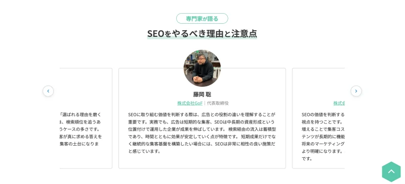 SEO専門家としてコメントしました